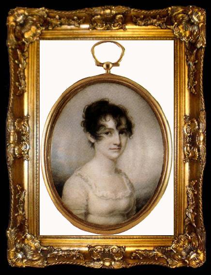 framed  Malbone, Edward Greene Robert Macomb et Mary Cornell Pell, ta009-2